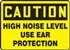 Caution Sign - High Noise Level Use Ear Protection