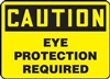 Caution Sign - Eye Protection Required