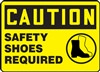 Caution Sign - Safety Shoes Required