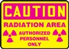 Caution Sign - Radiation Area