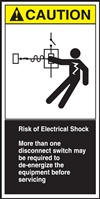 Safety Sign - Risk Of Electrical Shock