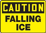 Caution Sign - Falling Ice