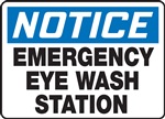 Notice Sign - Emergency Eye Wash