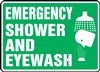 Safety Sign - Emergency Shower And Eyewash