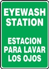 Safety Sign - Eyewash Station (Bilingual)