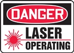 Danger Sign - Laser Operating