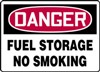 Danger Sign - Fuel Storage No Smoking