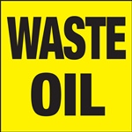 Waste Oil Label