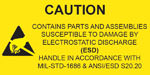 Caution - ESD - Label