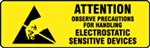 Attention Label - Observe Precautions For Handling Electrostatic Sensitive Devices