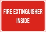 Fire Extinguisher Inside Sign