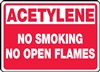 Flammable Label - Acetylene