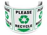 Please Recycle Projecting Sign 180D