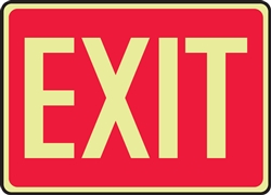 Safety Decal - Exit