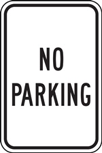 Safety Sign - No Parking  | HCL