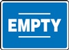 Safety Sign - Empty Sticker