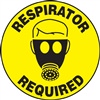 Floor Sign - Respirator Required Decal