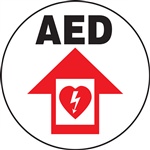 Adhesive Floor Sign - AED