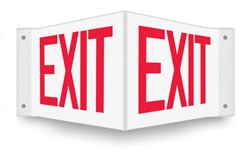 Exit Projecting Sign