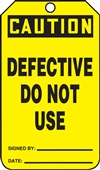 Caution Defective Do Not Use