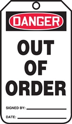 Danger Out Of Order