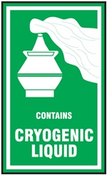 Contains Cryogenic Liquid Label | HCL Labels