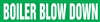 Boiler Blow Down Pipemarker