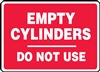 Empty Cylinder Do Not Use