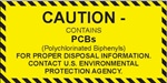 Caution Contains PCB's Label