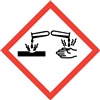 Corrosive GHS Symbol Label