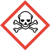 Skull and Crossbones GHS Pictogram Label