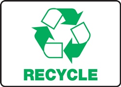 Recycle Sign With Graphic