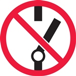 Do Not Throw Switch Safety Symbol