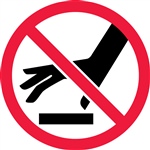 Do Not Touch Surface Safety Symbol