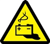 Battery Hazard Safety Symbol