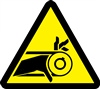 Belt Drive Entanglement Hazard Safety Symbol