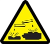 Corrosive/Acid Hazard Safety Symbol