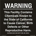 Warning Sign - Proposition 65