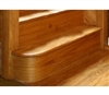 Oak Left Hand Bullnose Step