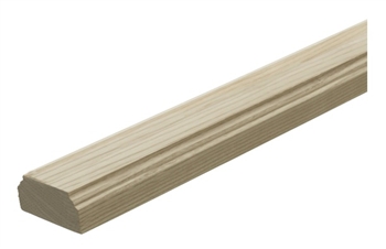 Ash Hardwood Baserail 1.8mtr ungrooved