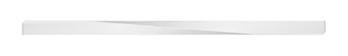 White Primed Contemporary 41mm Spindle 1100 x 41 x 41mm Ungrooved