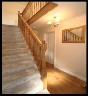 Oak 32mm Georgian Stair and Landing Balustrade Kit With Infil