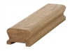 Oak LHR Handrail 1.8mtr 41mm groove with infill