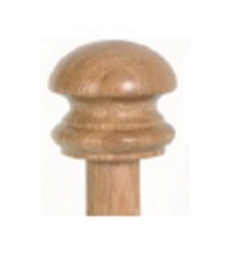 Oak Mushroom Newel Cap 120mm