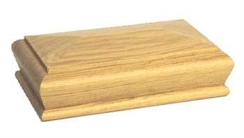 Oak Pyramid Newel Cap 120mm x 90mm