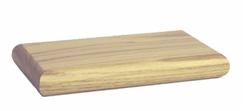 Oak Flat Newel Cap 180mm x 90mm