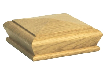 Oak Pyramid Newel Cap 70mm