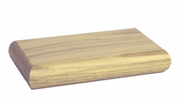 Oak Flat Newel Cap 120mm x 90mm