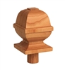 Ash Square Provincial Newel Cap 90mm