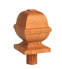 Pine Square Provincial Newel Cap 90mm